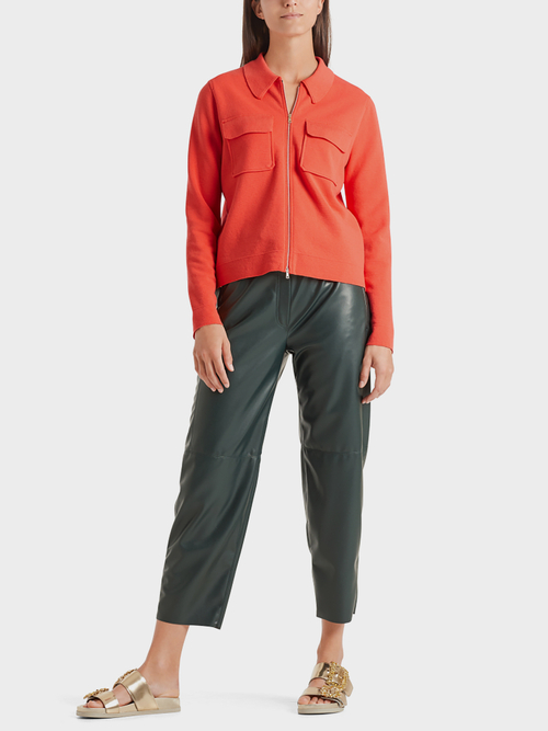 Shirt-style jacket “Knitted in Germany”