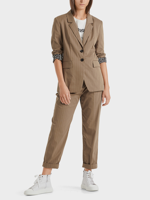 Blazer mit Nadelstreifen