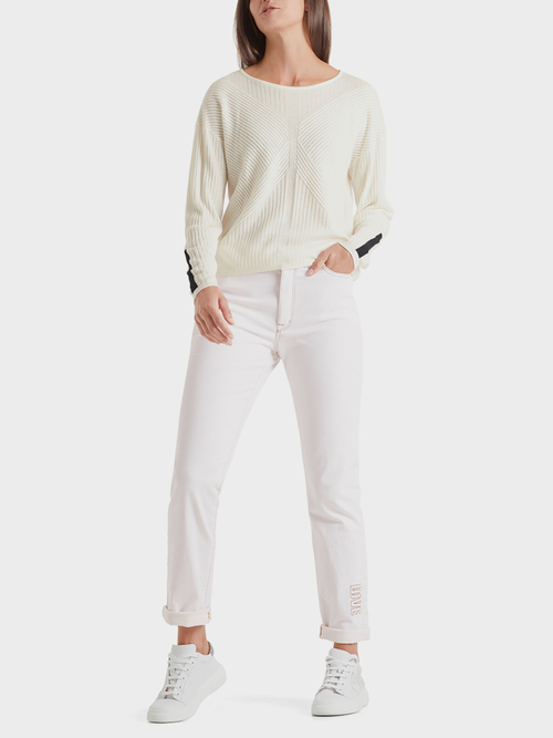 Pullover mit Strukturmuster