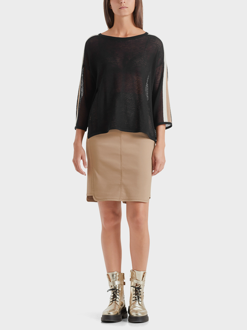 Ajourpullover mit Kaschmiranteil