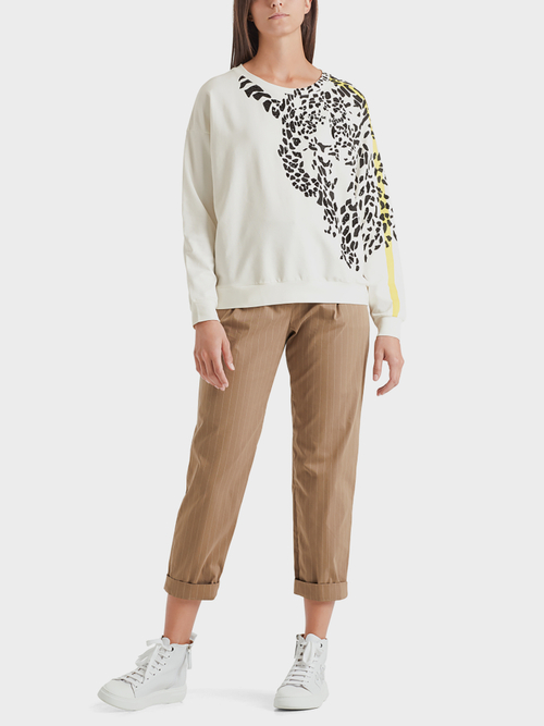 Sweatshirt mit Leopardenmotiv