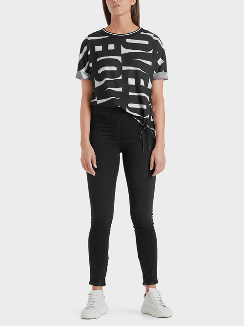 Blusenshirt mit "Love"-Letterprint