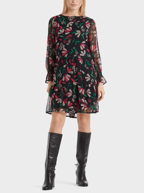 Feminines Kleid mit Blumenprint
