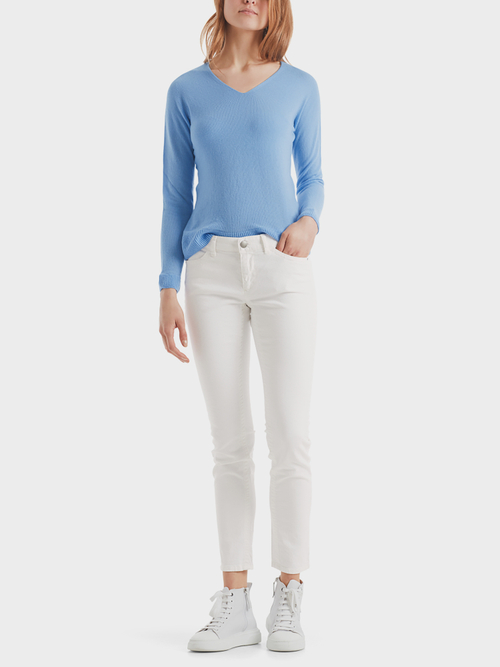 Bright-coloured jeans
