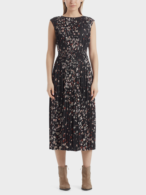 Floral pleated dress