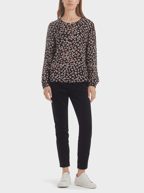 Blouse van viscose