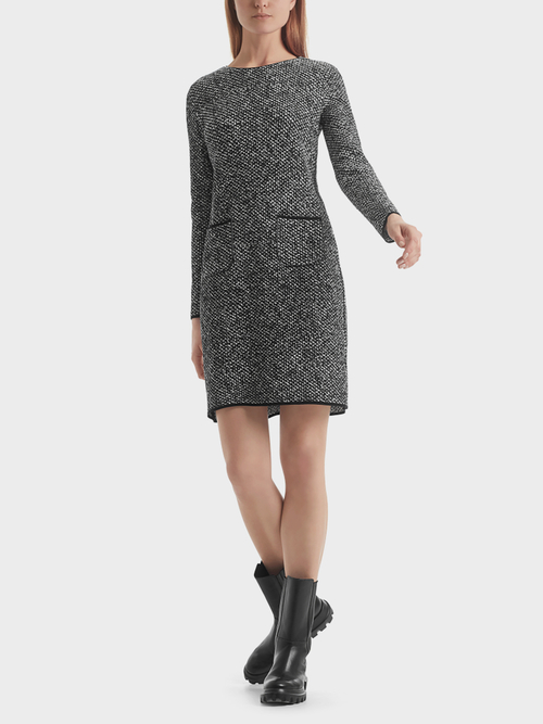 Jacquard dress “Knitted in Germany”