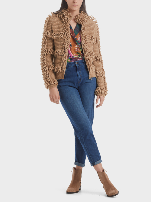 Fransenjacke Knitted in Germany
