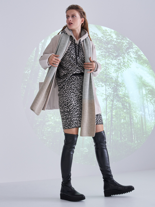 Wattierte Walkjacke Knitted in Germany