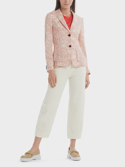 Blazer van scuba-jersey