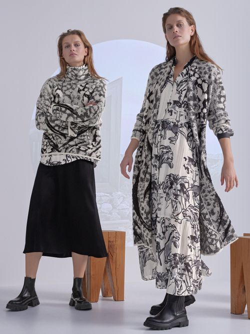 Jacquard trui 'Knitted in Germany'