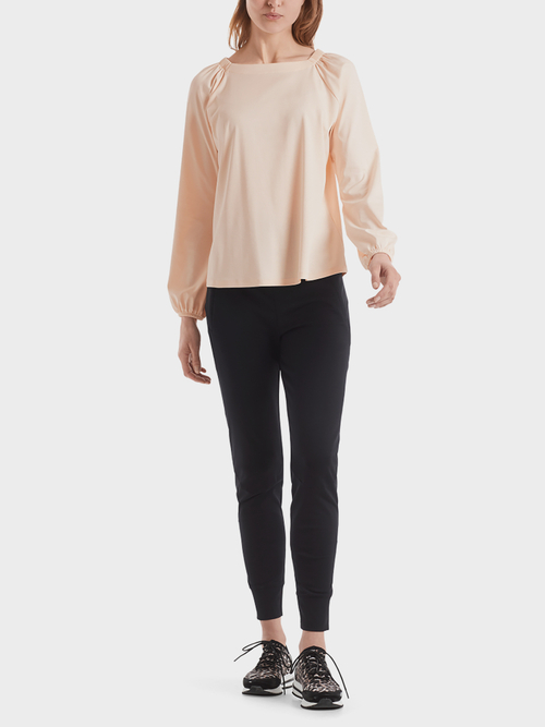 Jerseyshirt mit Carmen-Ausschnitt