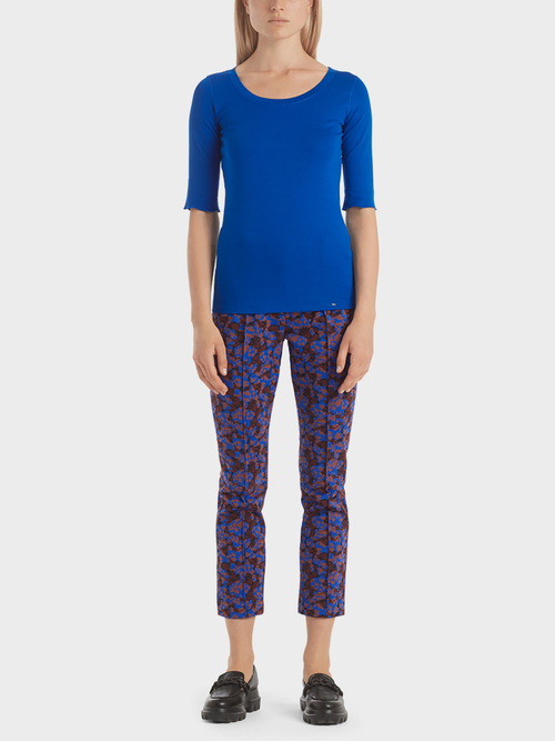 Basic top in cotton jersey