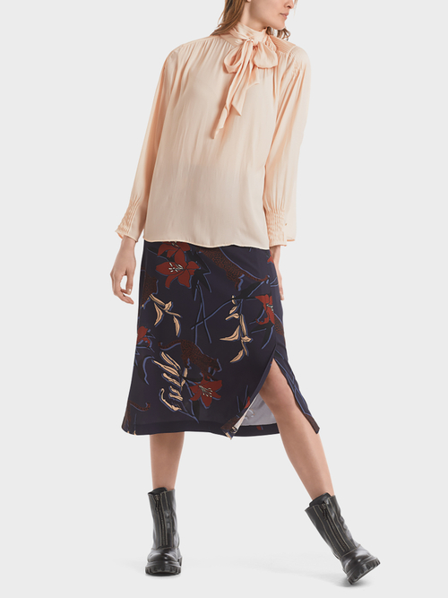 Strikblouse met biezen