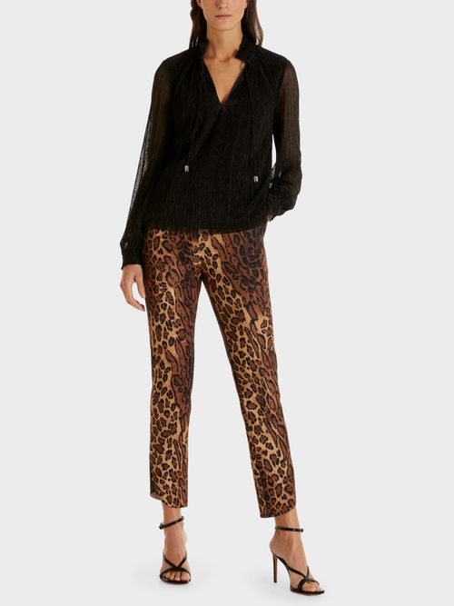 Glitzerbluse mit Swarovski® Kristallen