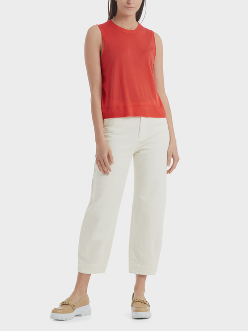Fine-knit top in wool