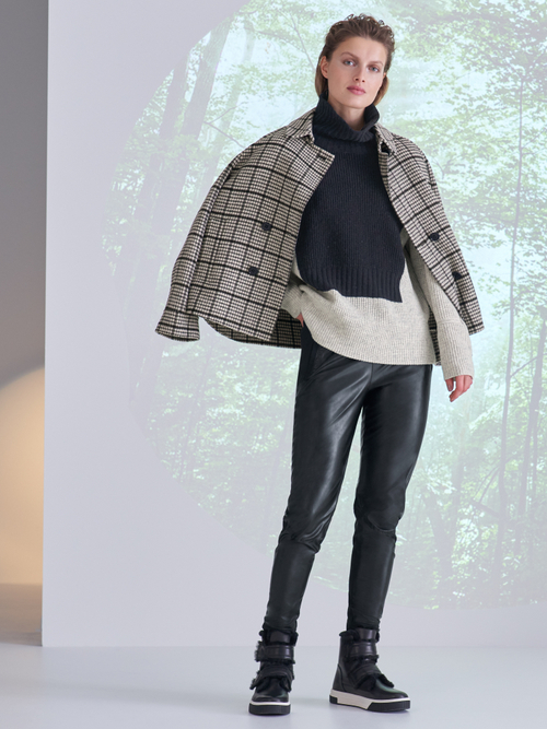 Fun-Nappa-Hose mit Materialmix