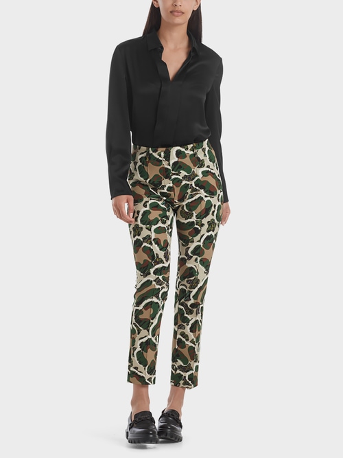 Camouflage Hose aus Scuba-Jersey