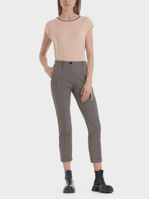 Grafische jersey pantalon