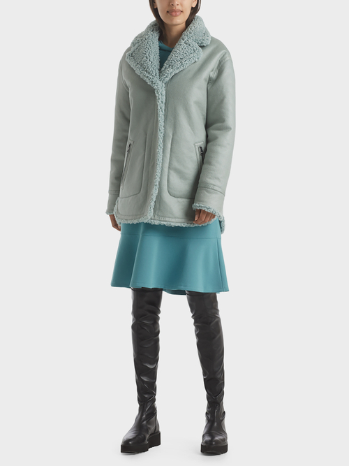 Superflauschige Wendejacke