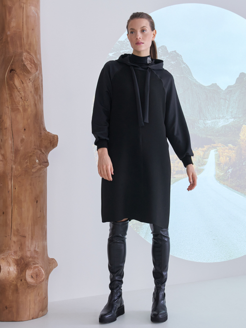 Dress with hood