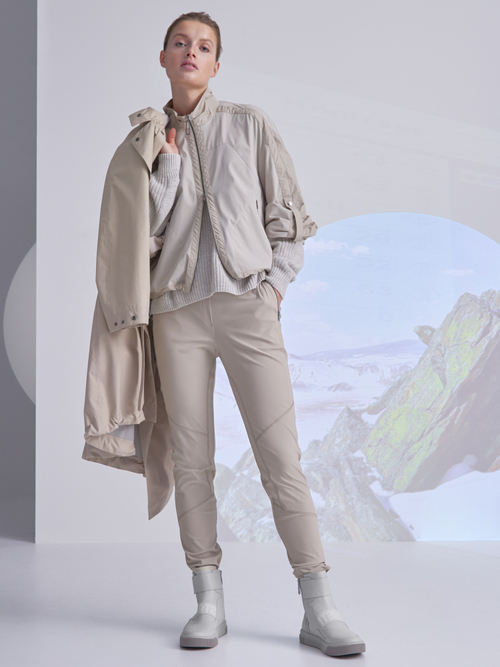Blouson jacket with parachute details