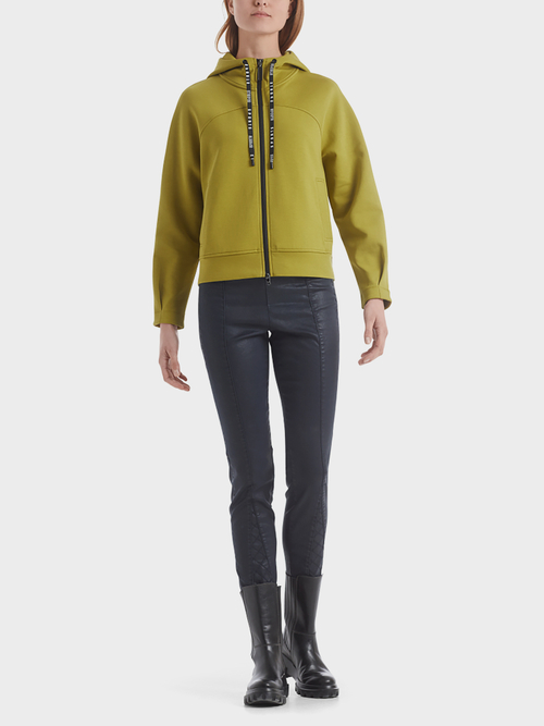 Kapuzenjacke aus Baumwollstretch