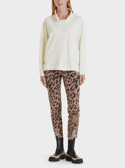 Sweatshirt with zip detail