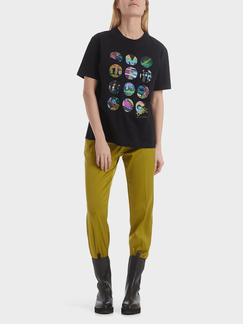 Top with Space Dots print