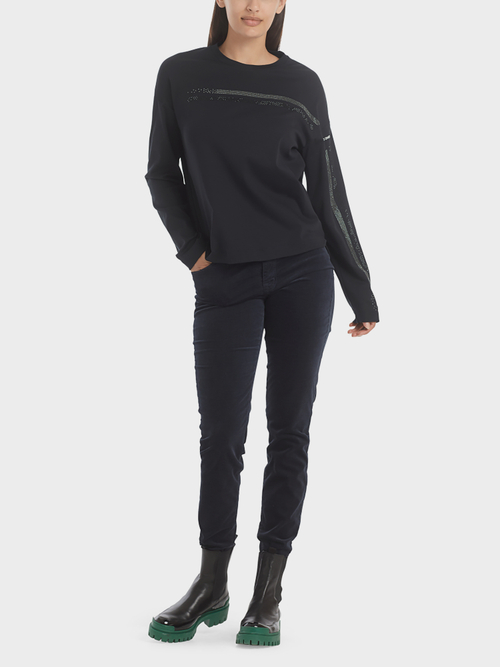 Shirt mit Strasssteinchen