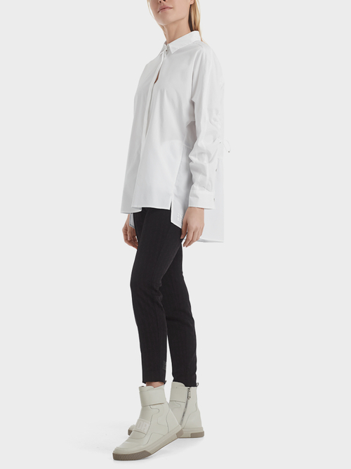 Katoenen blouse met koorddetails