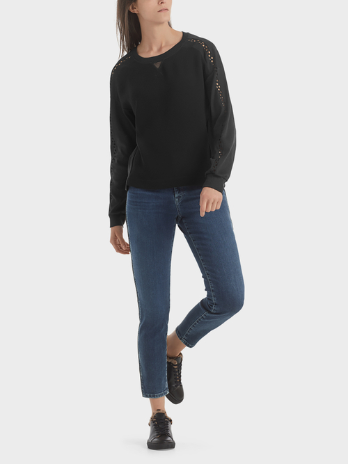Blouseshirt met cut-outs