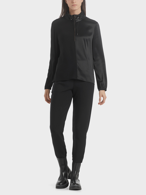 Blusenshirt mit asymmetrischem Look