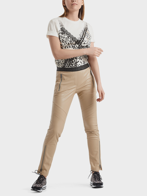 Pantalon en similicuir nappa