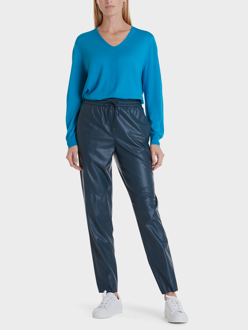 Pantalon en similicuir nappa