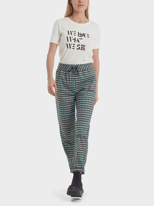 Pantalon van stretchjersey