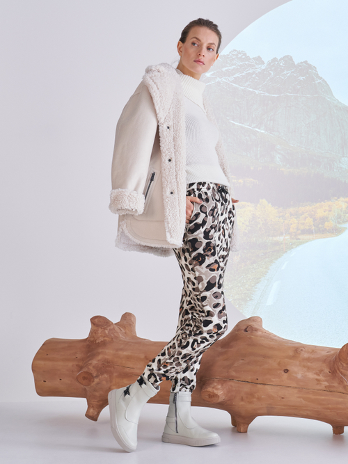 Pantalon en doux jersey stretch