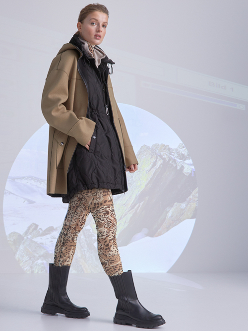 Leggings mit Leomuster