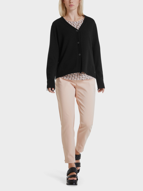 Strickjacke aus Schurwolle und Kaschmir