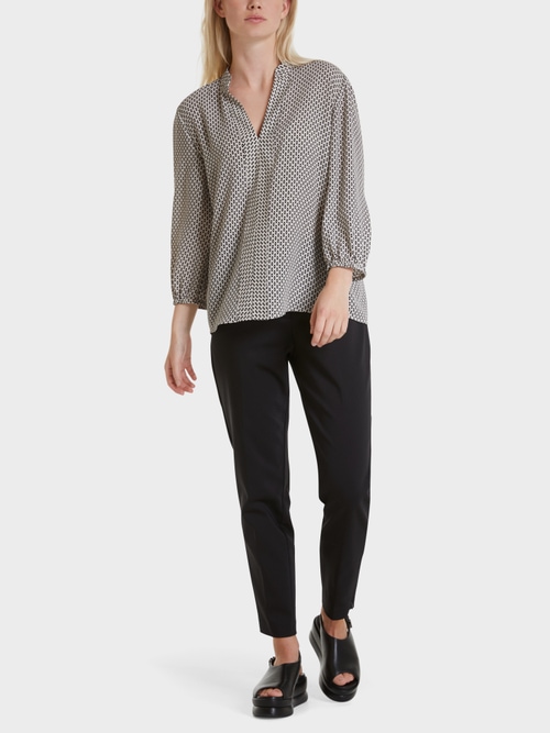 Bluse mit Graphic-Muster
