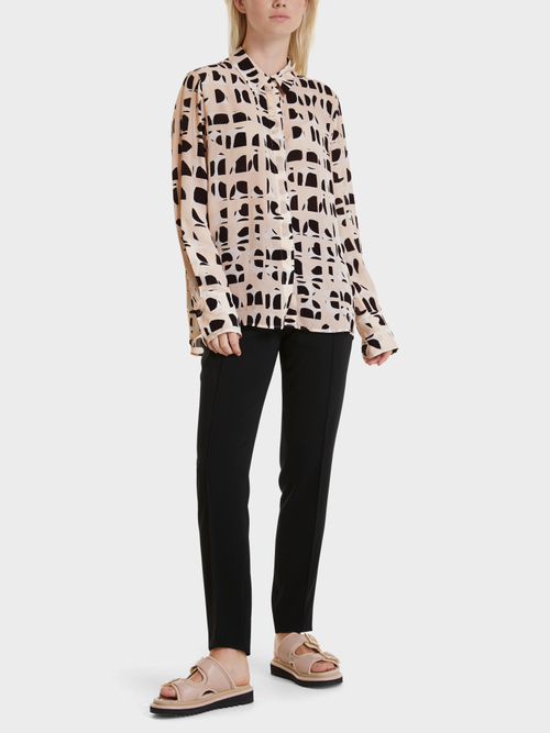 Weite Bluse aus Viskose