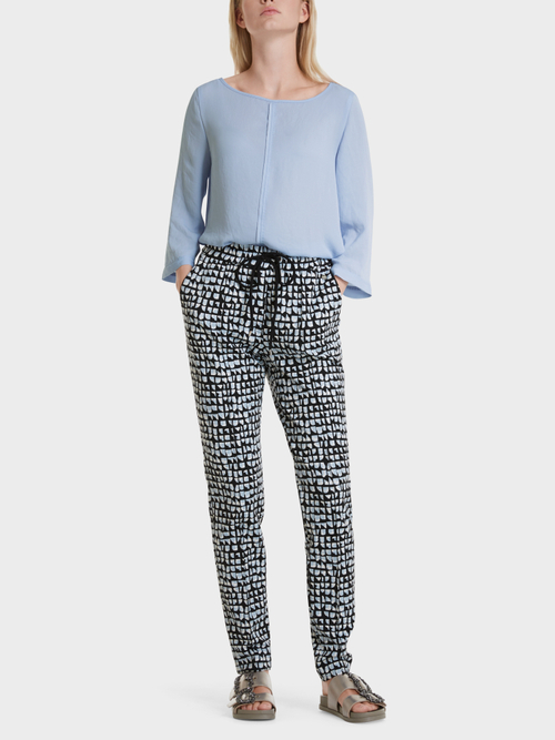 High-Waist-Hose aus Jersey