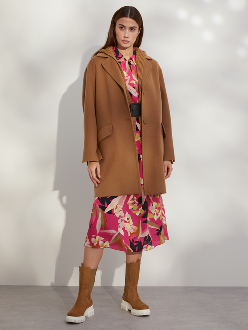 Élégant manteau double face