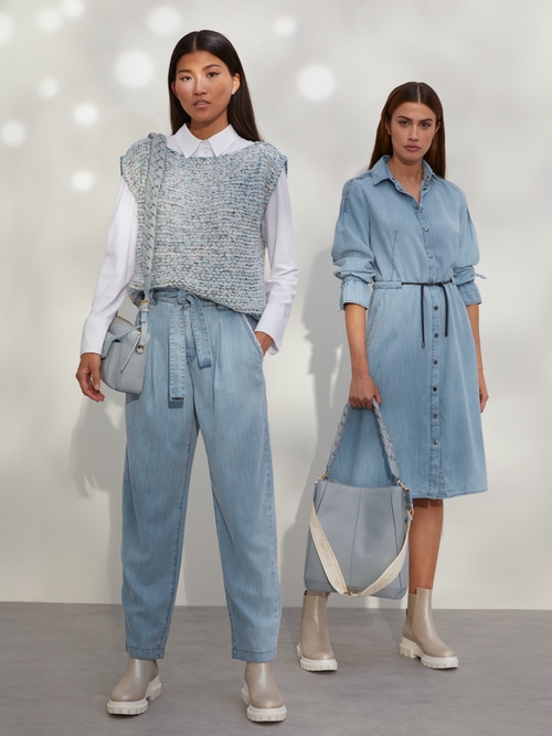 Stretchbluse aus Jersey