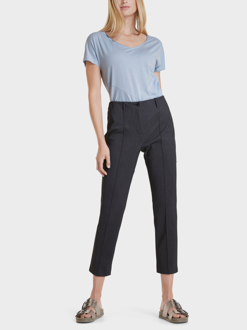 Stretchhose in Web-Optik