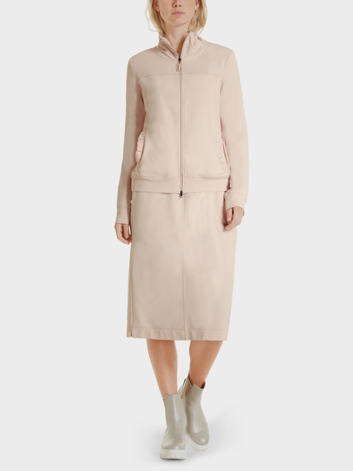 Jacke mit Rüschenverzierung