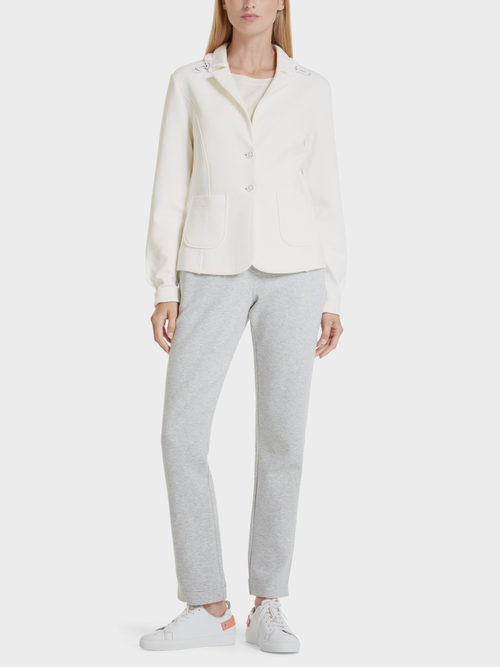 Blazer mit sportivem Reverskragen