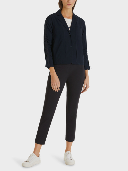 Blazer mit Raffdetails