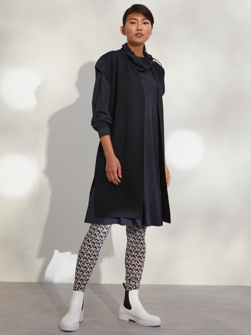 Gilet en viscose mélangée