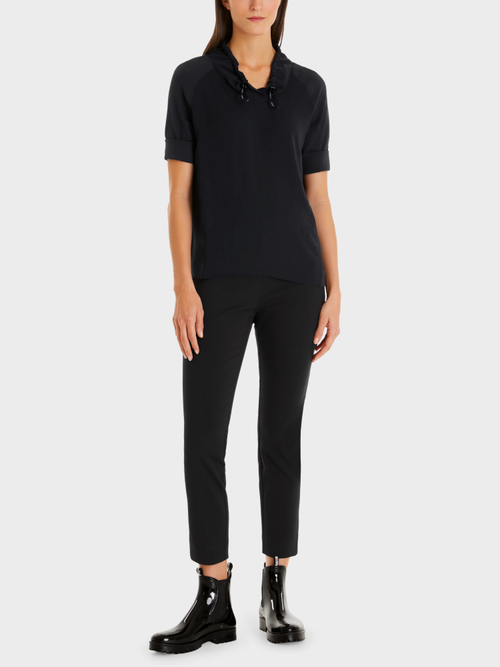 Blusenshirt aus Materialmix